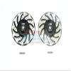 GPM For Traxxas Rustler 4X4 VXL (67076-4) Upgrade Parts Aluminum +2mm Hex With Brake Disk With Silver Lining - 1Pr Set Black view 1