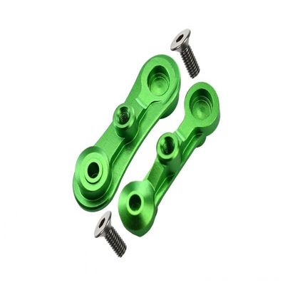 1:10 Baja Rey/Rock Rey/Hammer Rey U4 Upgrade Parts Aluminum Stabilizing Mount For Steering Assembly - 1Pr Set Green