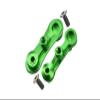 1:10 Baja Rey/Rock Rey/Hammer Rey U4 Upgrade Parts Aluminum Stabilizing Mount For Steering Assembly - 1Pr Set Green view 1