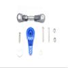 GPM For Traxxas XO-01 Supercar Upgrade Parts Aluminum Servo Horn With Stainless Steel Adjustable Steering Link - 9Pc Set Blue view 1