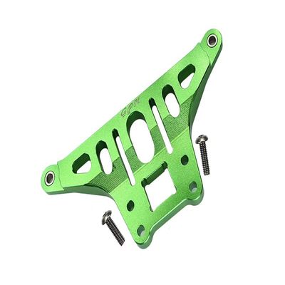 GPM For Traxxas Unlimited Desert Racer 4X4 (#85076-4) Upgrade Parts Aluminum Thickened Front Upper Arm Stabilizer - 1Pc Set Green