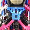 GPM For Traxxas Unlimited Desert Racer 4X4 (#85076-4) Upgrade Parts Aluminum Thickened Front Upper Arm Stabilizer - 1Pc Set Green view 2