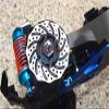 GPM For Traxxas Rustler 4X4 VXL (67076-4) Upgrade Parts Aluminum +2mm Hex With Brake Disk With Silver Lining - 1Pr Set Gray Silver view 2