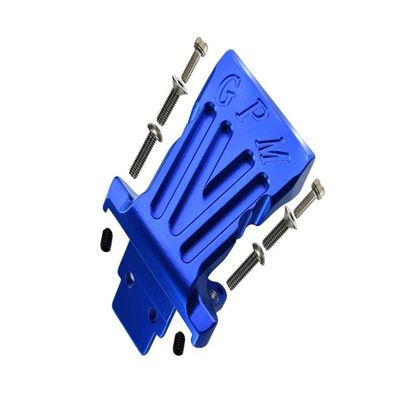 GPM For Losi 1/10 Baja Rey 4WD Desert Truck (LOS03008) Upgrade Parts Aluminum Front Bumper Mount - 1 Set Blue