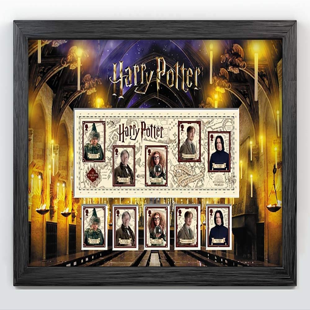 Royal Mail Harry Potter Framed Hogwarts Souvenir Sheet from, N3155