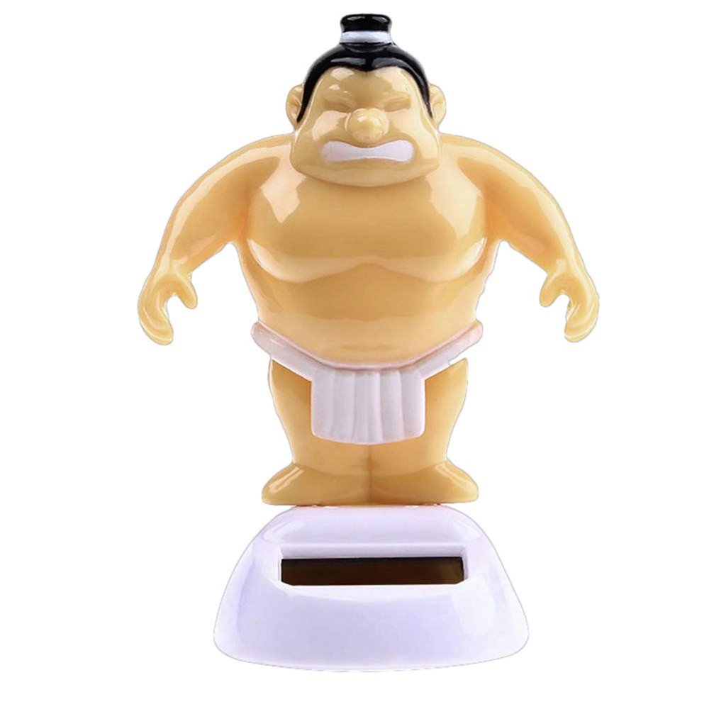 heaven2017 Sumo Wrestler Solar Power Swinging Car Interior Dashboard Ornament Gift