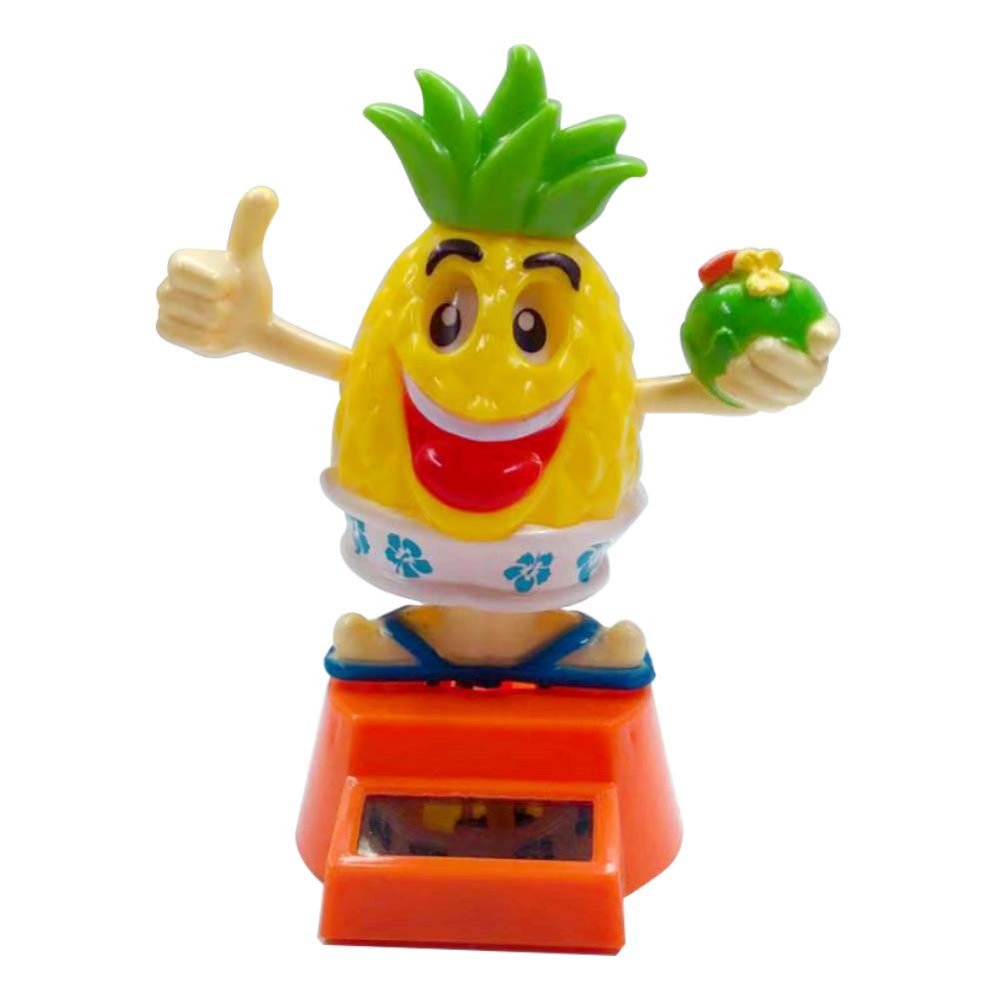 heaven2017 Pineapple Solar Toy Swinging Doll Car Interior Ornament Kids Toy Gift