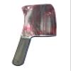 Giant Plastic Bloody Butcher Knife Cleaver Prop Multicolored view 1