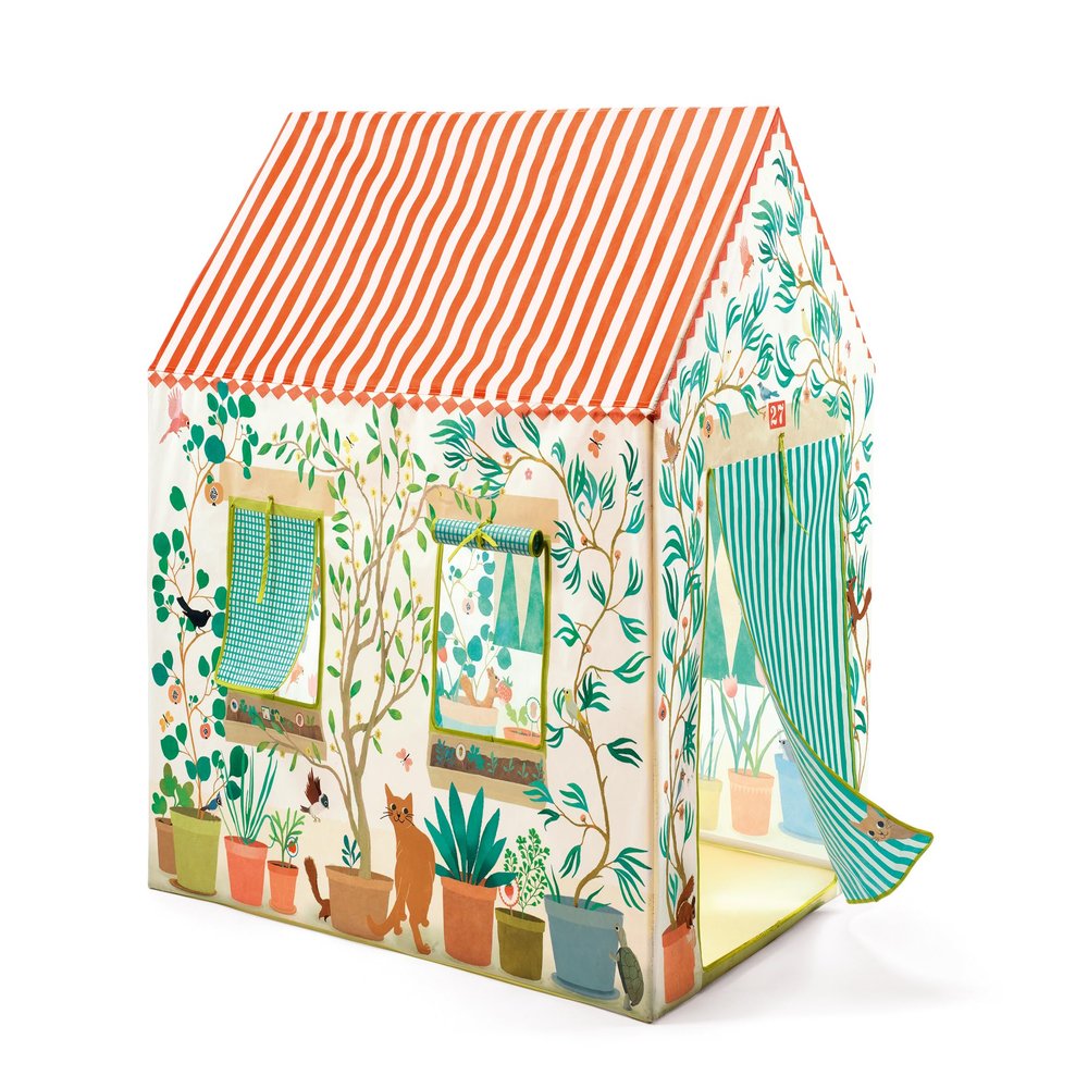 DJECO - Play Tent Play House - Easy Assemble Kids Playhouse - Playing Inside Tent - Quick Assembly for Instant Fun - Engaging Play Space - Encourages Imagination & Adventure