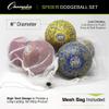 Champion Sports Premium Rhino Skin Extreme Color Dodgeballs - Glow in the Dark, Color-Changing, and Spider Grip - Low Bounce Dodgeballs view 2