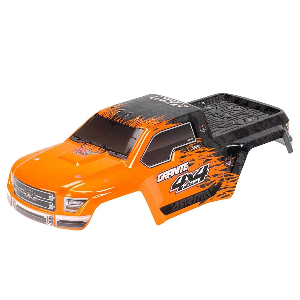 ARRMA AR402208 Body Painted/Decal Orange Granite 4x4 BLX ARAC3332 Car/Truck Bodies Wings & Decals