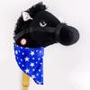 Ponyland: Music Stick Animal - Black Horse - Music Button, Sturdy Two-Piece Stick W/Colorful Soft Plush Animal Head, Pretend Play Toy, Kids Ages 3+ view 3