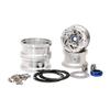 HoBao 230118S CNC Aluminum 1.9" Beadlock Ring Wheels Set Silver view 1