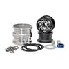 HoBao 230118B CNC Aluminum 1.9" Beadlock Ring Wheels 2 Black view 1