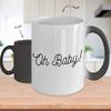 Oh Baby Mug 11oz Color Changing Heat Sensitive Pregnancy Announcement Reveal Coffee Cup view 2