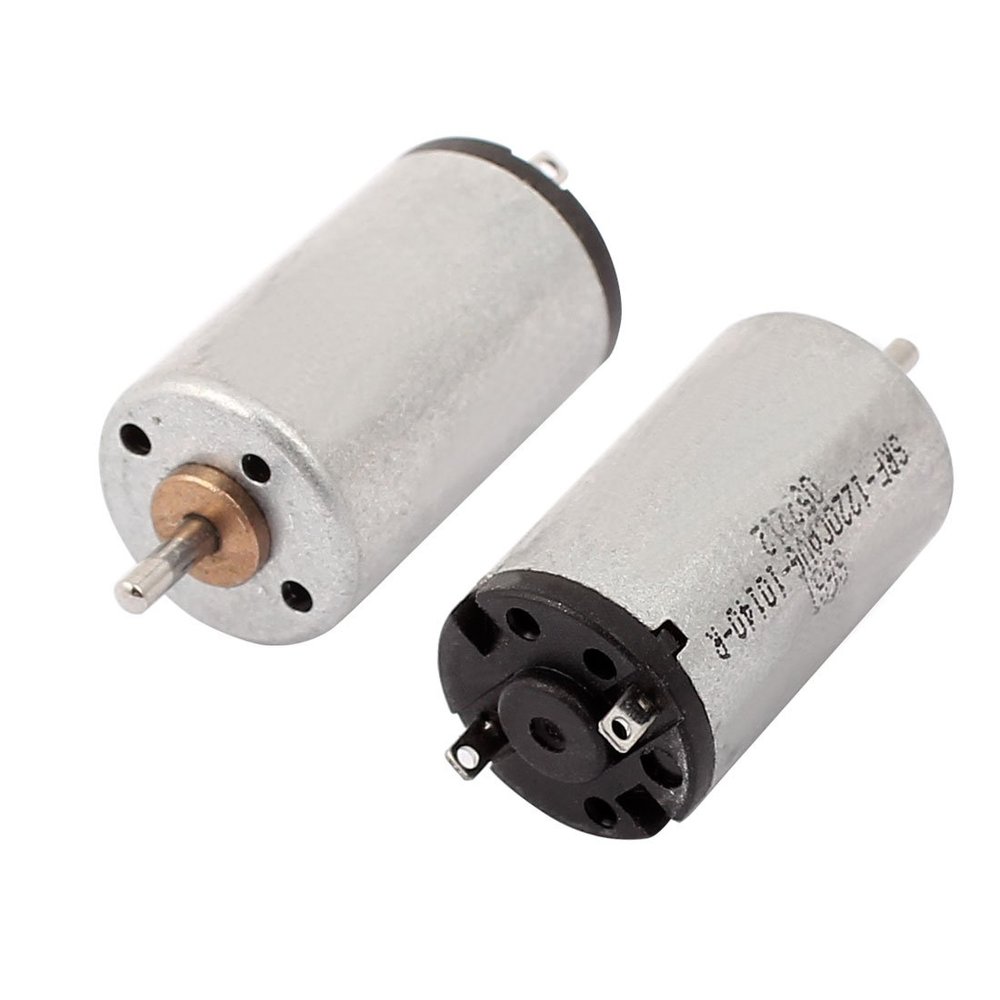 Aexit 2pcs DC Accessories 1.25-3.7V 22000RPM Cylindrical Micro DC Motor for Remote Control Motor Systems Toy Car