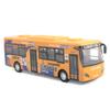 Ailejia City Bus Toy Die Cast Pull Back Public Transportation Vehicles Mini Bus Model Car Toys Lights and Music (Yellow) view 1