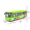 Ailejia City Bus Toy Die Cast Pull Back Buses Vehicles Mini Car Diecast Model Car Toys Lights and Music (Green) view 2