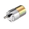 Aexit DC 24V Electric Motors 1000RPM Micro Gear Box Motor Speed Reduction Electric Gearbox Eccentric Fan Motors Output Shaft view 1
