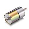 Aexit DC 24V Electric Motors 1000RPM Micro Gear Box Motor Speed Reduction Electric Gearbox Eccentric Fan Motors Output Shaft view 2