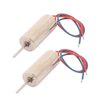 Aexit 3Pcs DC1.5-6V Electric Motors & Parts 50000RPM 2 Wires Magnetic Coreless Motor for RC Motor Mounts Model Toys