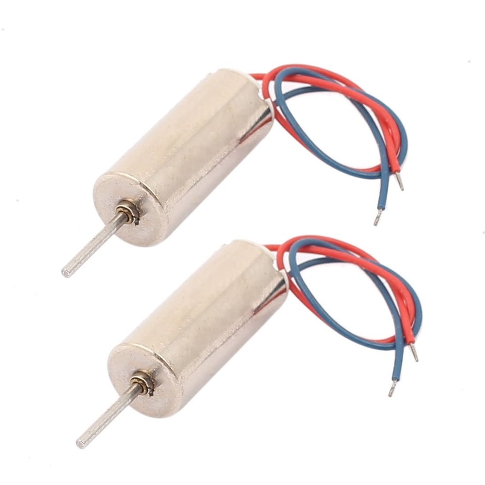 Aexit 3Pcs DC1.5-6V Electric Motors & Parts 50000RPM 2 Wires Magnetic Coreless Motor for RC Motor Mounts Model Toys