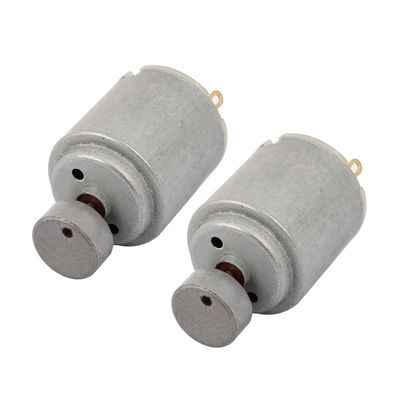 Aexit 2Pcs DC3V Electric Motors & Parts 2000RPM Cylinder Micro Vibration DC Motor for RC Motor Mounts Car Robot