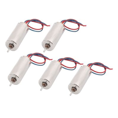 Aexit 5Pcs DC1.5-4.5V Furnace Parts & Accessories 50000RPM Large Torque Magnetic Micro Coreless DC Motor for Motors Airplane Model
