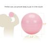 PlayMaty 100 Pieces Colorful Pit Balls Phthalate Free BPA Free Plastic Ocean Balls Crush Proof Stress Balls for Kids Playhouse Ball Pit Pool Accessories 2.1 Inches (100 Balls-Pink) view 3