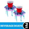 BigMouth Inc Inflatable Drink Holder for Pool, Floating Cup Holder for Hot Tub & Water, Fun Outdoor Beverage Float view 1