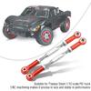 RC Truck Steering Rods, 2 Pcs Aluminium Alloy Steering Linkage Rods for Slash 1/10 Scale RC Truck Remote Control Car Spare Part Accessory (Red) view 3