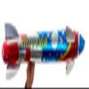 JA-RU Giant 41" Inflatable Rocket Ship Toy (1 Unit) Space Themed Party Decorations for Kids. Inflatable Pool Accessories. Solar System Toys & Astronaut Party Favors. 5802-1 view 2