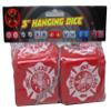 3" Fire Dept Department Fire Fighter Hanging Dice view 3