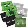 Assorted Minecraft Paper Masks (8 Count) - Adventure Faces For Kids, Eye-catching & Eco-Friendly - Perfect For Themed Birthdays, One-Size Fits All view 1