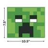 Assorted Minecraft Paper Masks (8 Count) - Adventure Faces For Kids, Eye-catching & Eco-Friendly - Perfect For Themed Birthdays, One-Size Fits All view 3