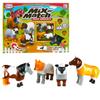 POPULAR PLAYTHINGS Magnetic Animals for Toddlers 1-3, Mix or Match Animal Toys, Set of 4 Gift for Kids - Farm Animals view 1