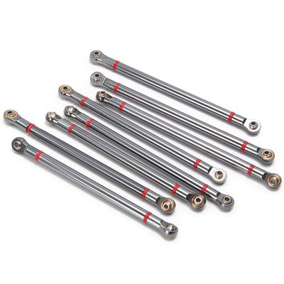 8PCS Alloy Upper & Lower Rod Link Linkage for 1/10 RC Axial SCX10 313mm Wheelbase