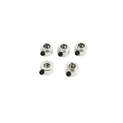 Aexit 5pcs 4.1mm Electrical equipment Shaft Hole Dia RC Aircraft Parts Landing Gear Wheel Stoppers 5.5x8mm