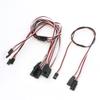 Aexit 19.7" Long Electrical equipment 3 Pin 2Male/1Female RC Servo Y Extension Lead Wire Cable 5 Pcs view 1