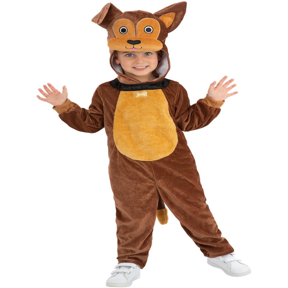 48" Brown Dog T1 Size Unisex Fancy Dress Halloween Costume with Hood