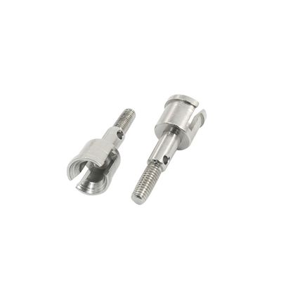 Aexit 2pcs 6mm Electrical equipment Hole Inside Dia 02168 Steel Wheel Axle for 94122/94177 1:10 RC Car