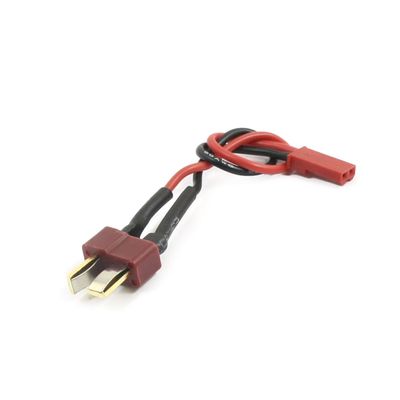 Aexit 13cm Long Electrical equipment 20AWG Black Red T Male to Female Connector Wire Cable Lead for RC Helicopter ESC Lipo Li-po Battery