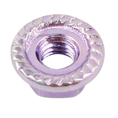 Aexit 02055 Light Electrical equipment Purple Lock Nut M4 for RC 1/10 Car Truck Upgrade Parts