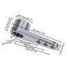 5-Pack Aluminum 28.5mm 25T Teeth Tooth Steering Half Servo Arm Horn for 1/10 Rc Hobby Model Car/Boat Futaba Traxxas Slash, Cojoys (Titanium) view 3