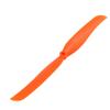 Aexit 2pcs Orange Electrical equipment Plastic RC Airplane Prop Propeller Paddle 9045 + Shaft Adapter Ring view 1