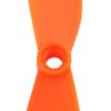 Aexit 2pcs Orange Electrical equipment Plastic RC Airplane Prop Propeller Paddle 9045 + Shaft Adapter Ring view 3