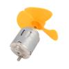 Aexit DC 3.0V Electrical equipment 0.13A 12500RPM Strong Force Motor 3 Vanes Red Propeller 50mmx2mm view 2