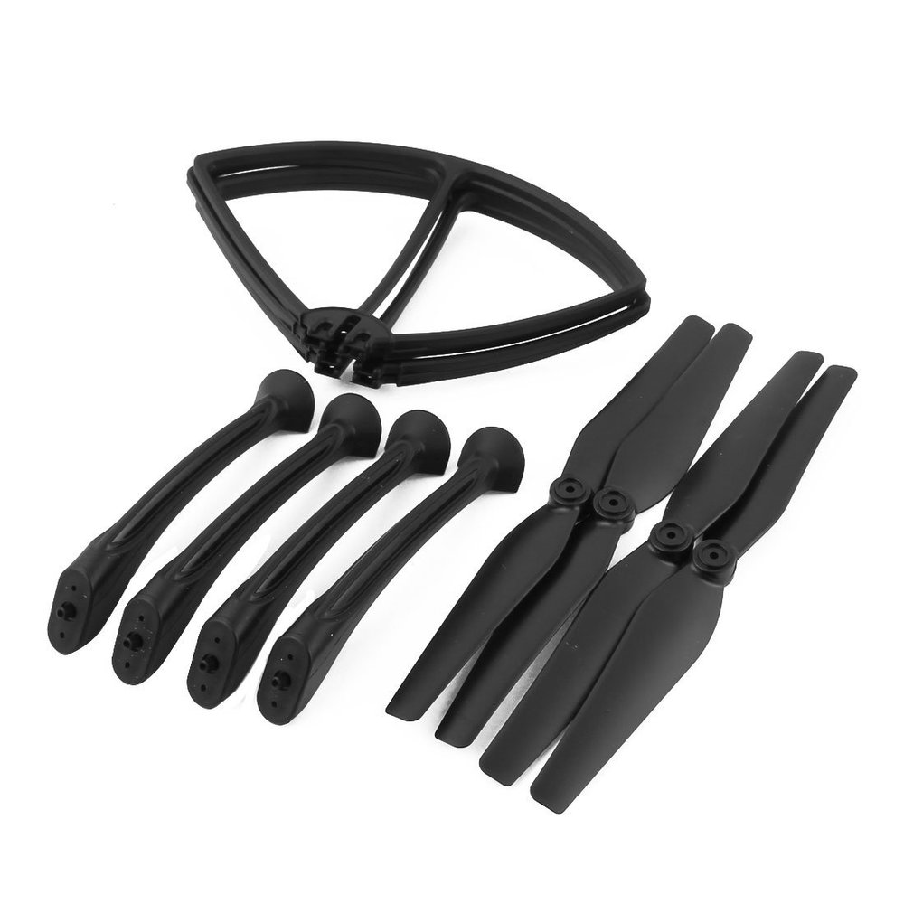 Aexit 1 Set Electrical equipment Black Landing Skid Blade Propeller Protector Spare Parts for X8C