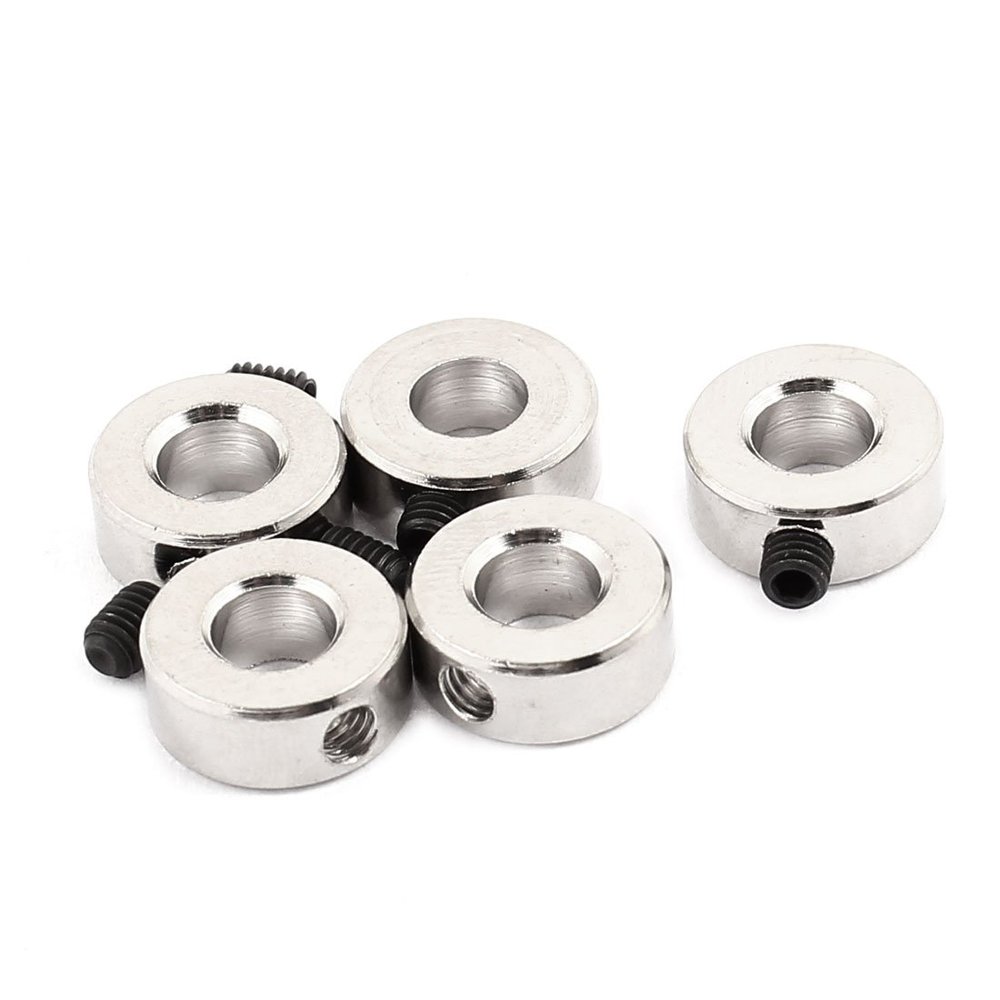 Aexit 5 Pcs Electrical equipment RC Airplane Landing Gear Wheel Stoppers 5.1mm Inner Dia 11x4.5mm