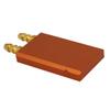 Aexit 5.5cmx2.5cmx0.5cm Double Electrical equipment Ways CNC Water Cooling Plate 2 Nipples for Brushless Electric RC Boat view 2